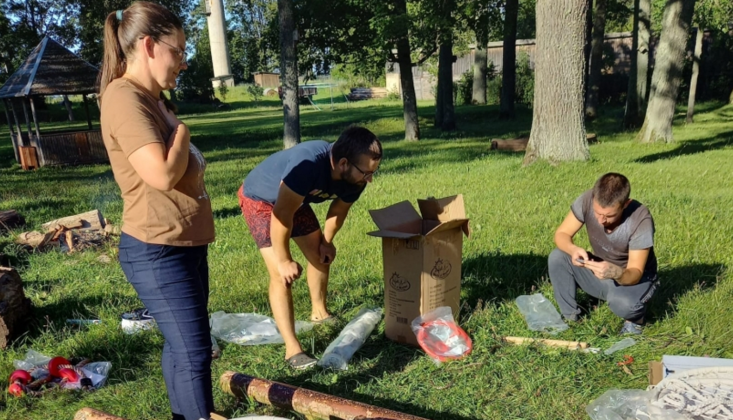 Attēls: Druvienas muižas parkā  jaunas atpūtas iespējas