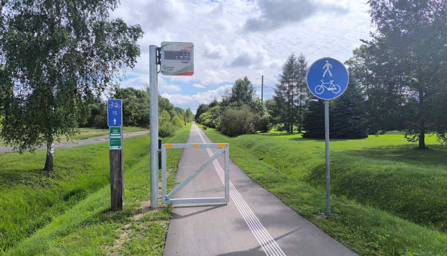 Attēls: Zaļie ceļi veloceliņš Gulbenē