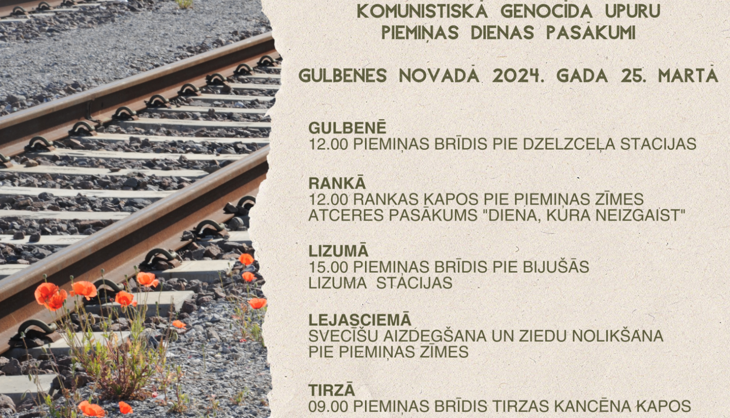 attēls: Atceres pasākums 25. martā 2024