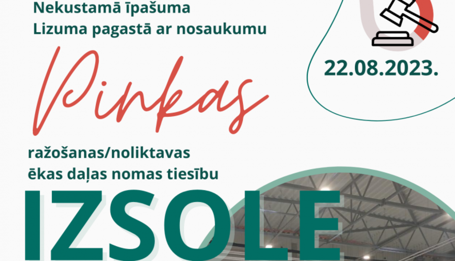 Vizuālis: Ražošanas ēkas  izsole