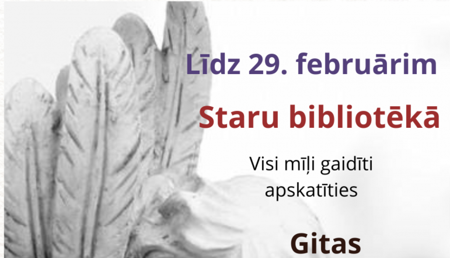 Staru bibliotēkā Gitas Gorbenko eņģeļu kolekcija