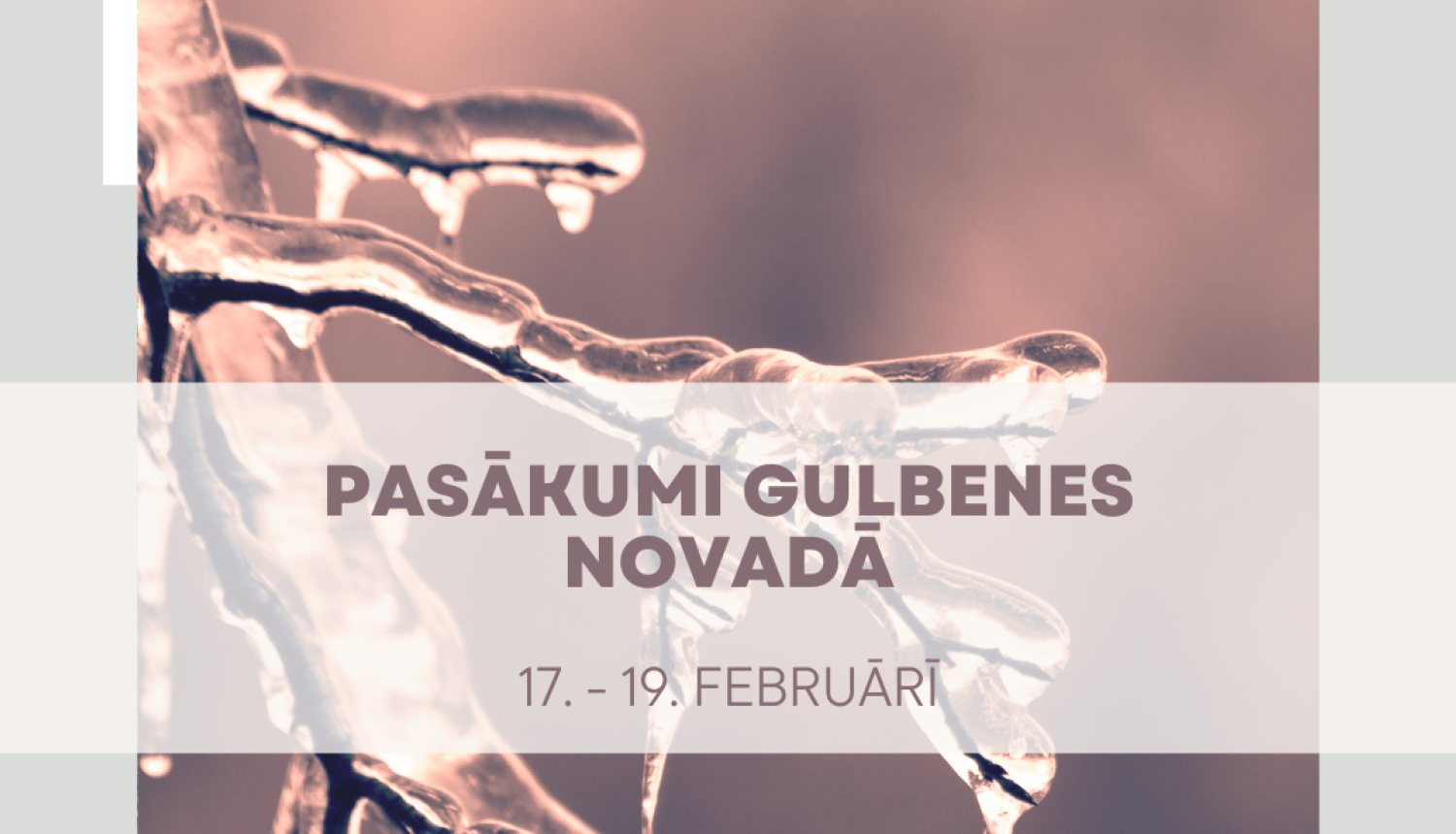 Attēls ar titulbildi nedēļas nogales pasākumiem