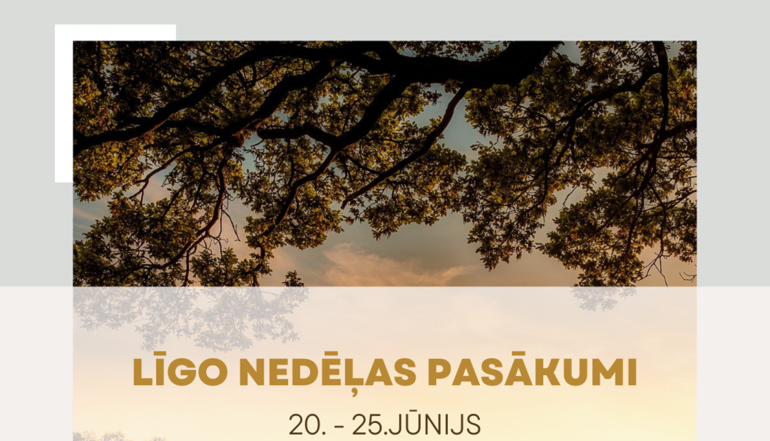 Līgo nedēļas nogales pasākumi