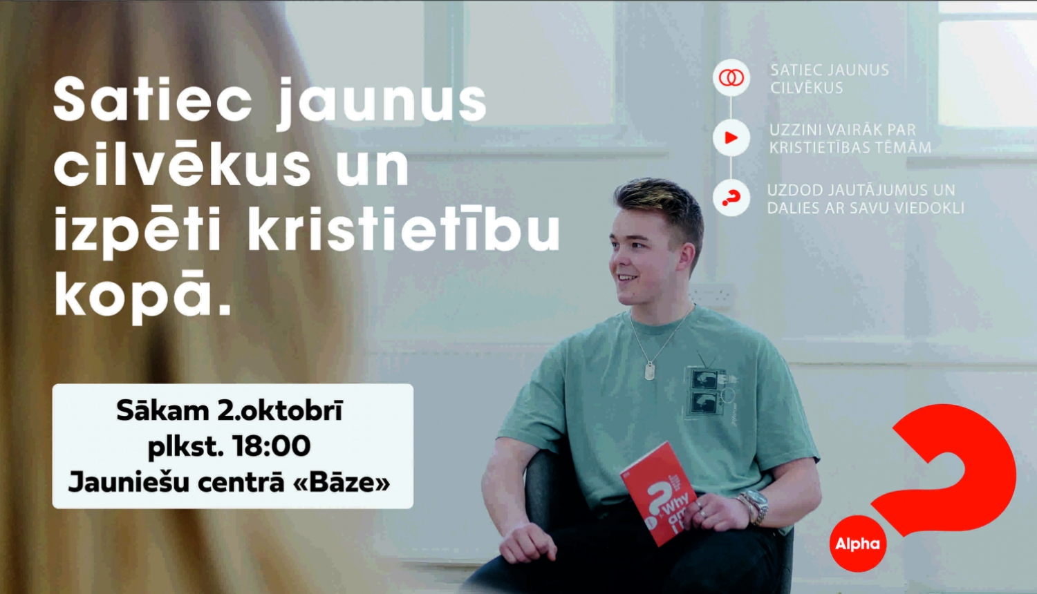 Attēls: Alfa kurss Gulbenē no 2.oktobra