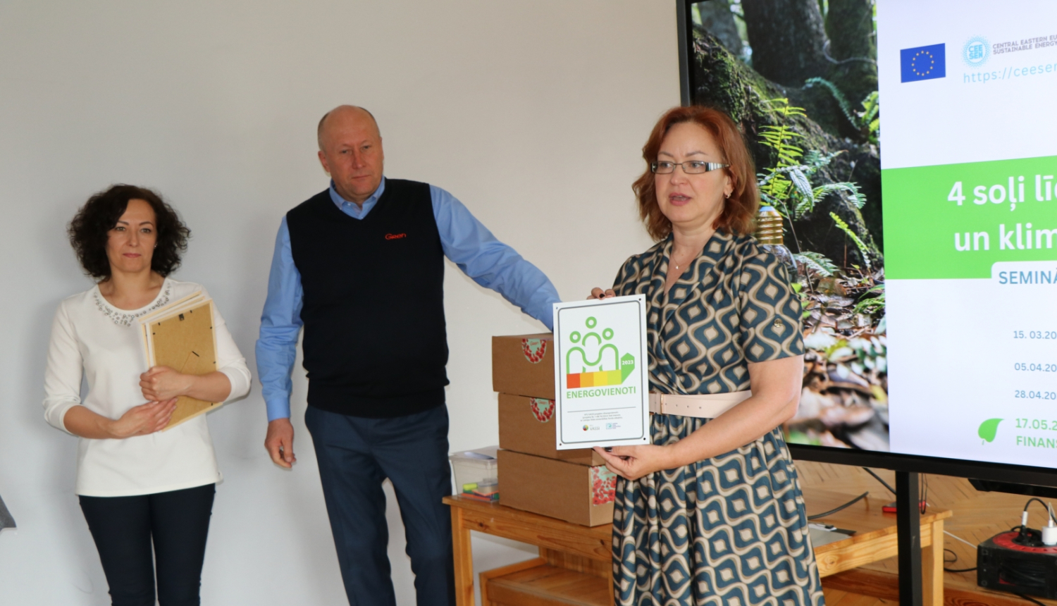 Attēls: Pilotprojekta Energovienoti rezultātu pažiņošana un energopārvaldnieku apbalvošana