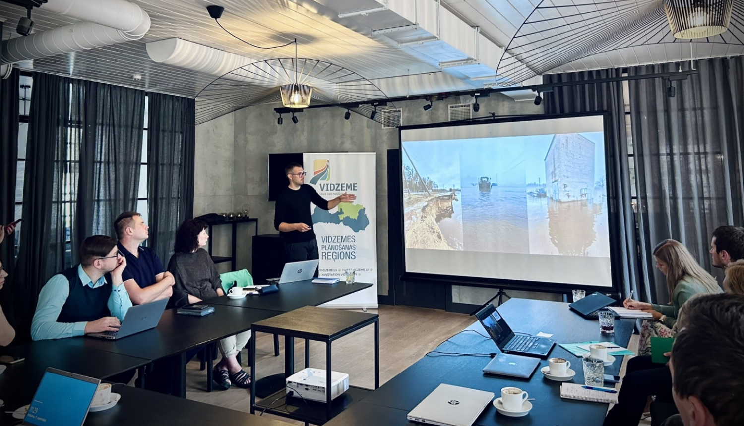 Attēls: projekta “CLIMATE” pirmā iesaistīto pušu diskusija