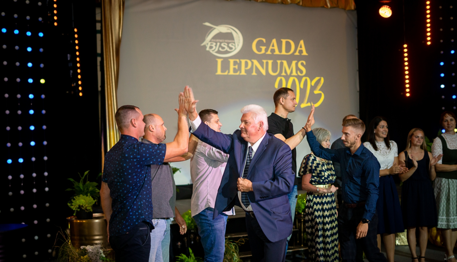 Attēls: gada lepnums sportā, balvu pasniegšana