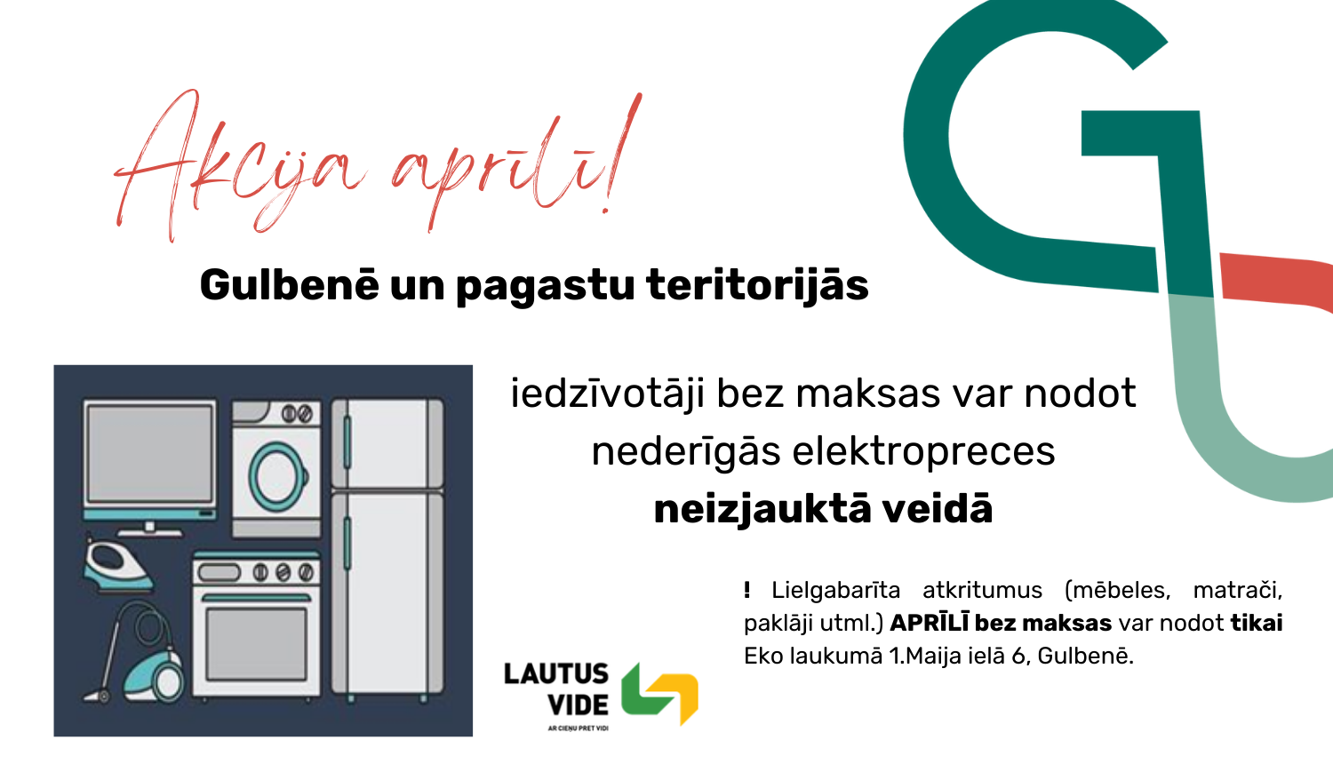 Attēls: elektropreču nodošanas akcija