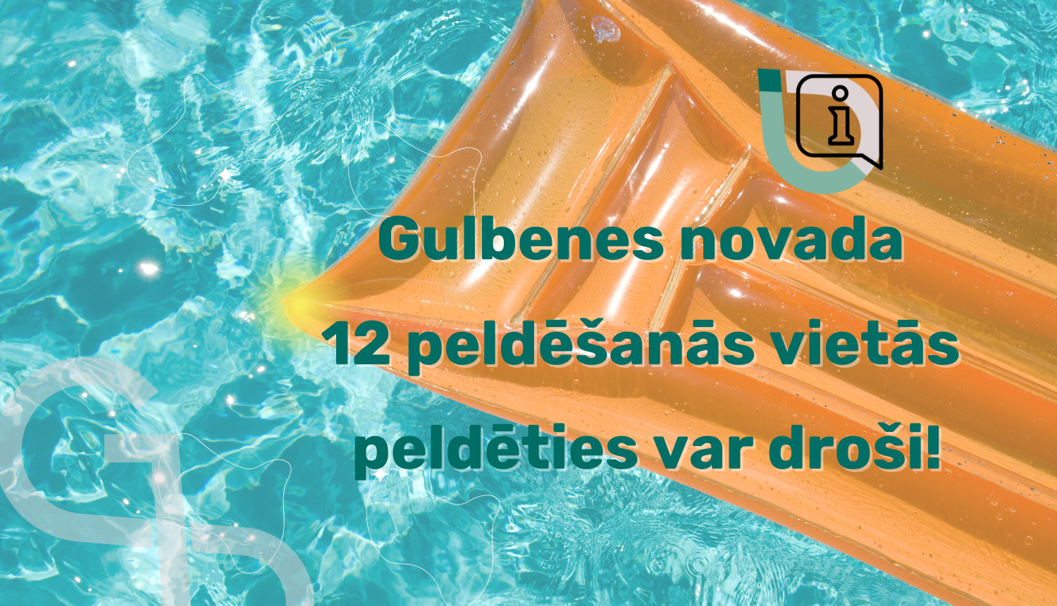 Attēls: Gulbenes novada peldēšanās vietās peldēties var droši