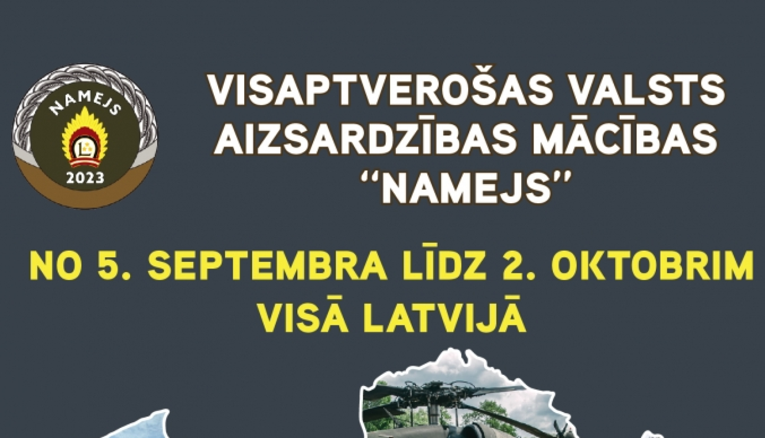 Latvijā norisinās visaptverošas valsts aizsardzības mācības “Namejs 2023”