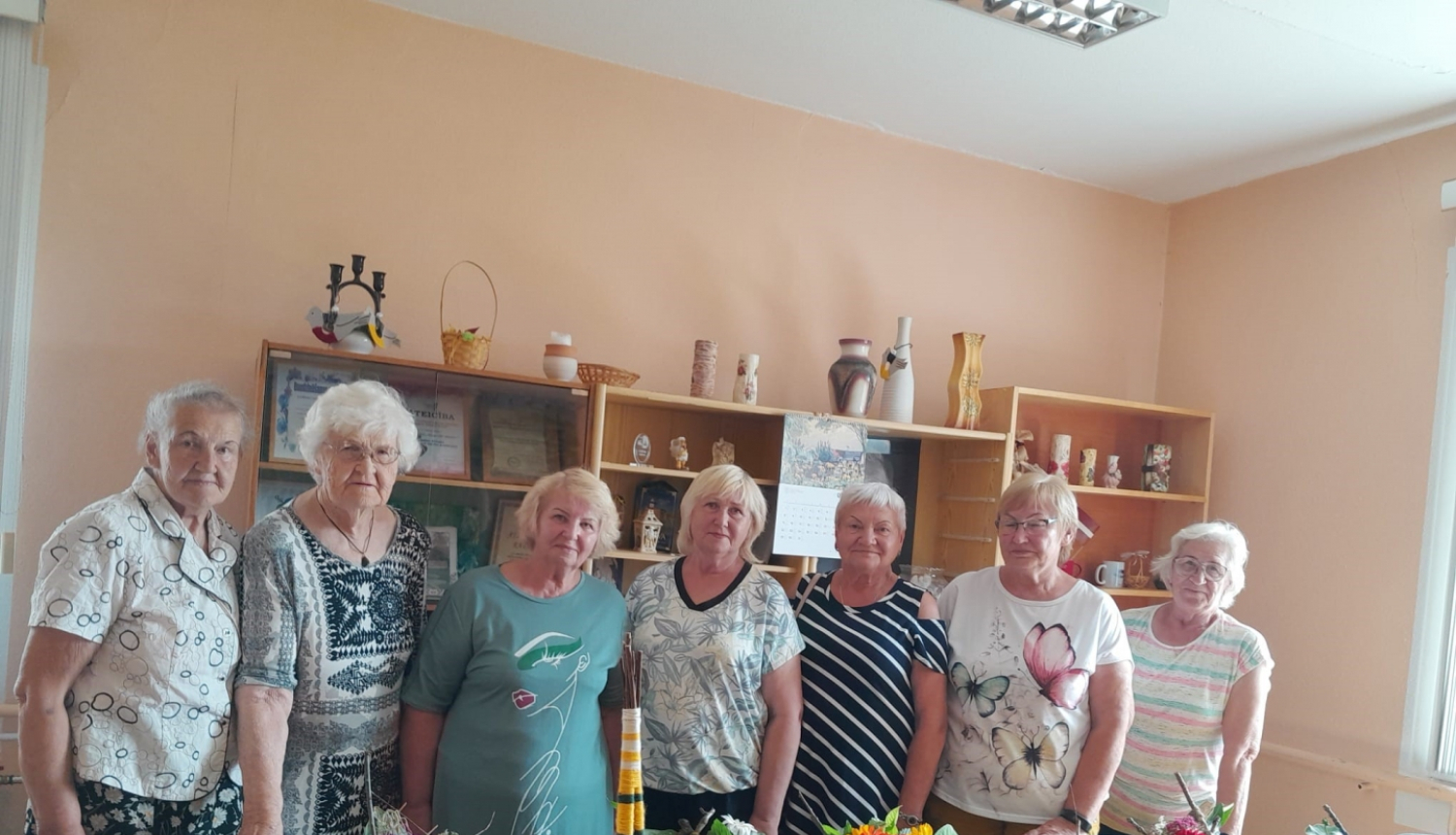 Attēls: Gulbenes pilsētas pensionāru biedrības projekta dalībnieces