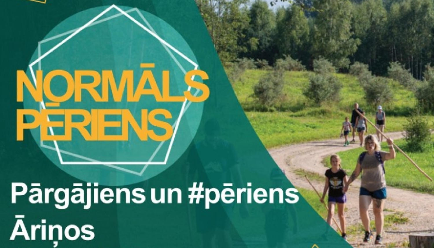 Afiša: Pārgājiens un pēriens "Āriņos"