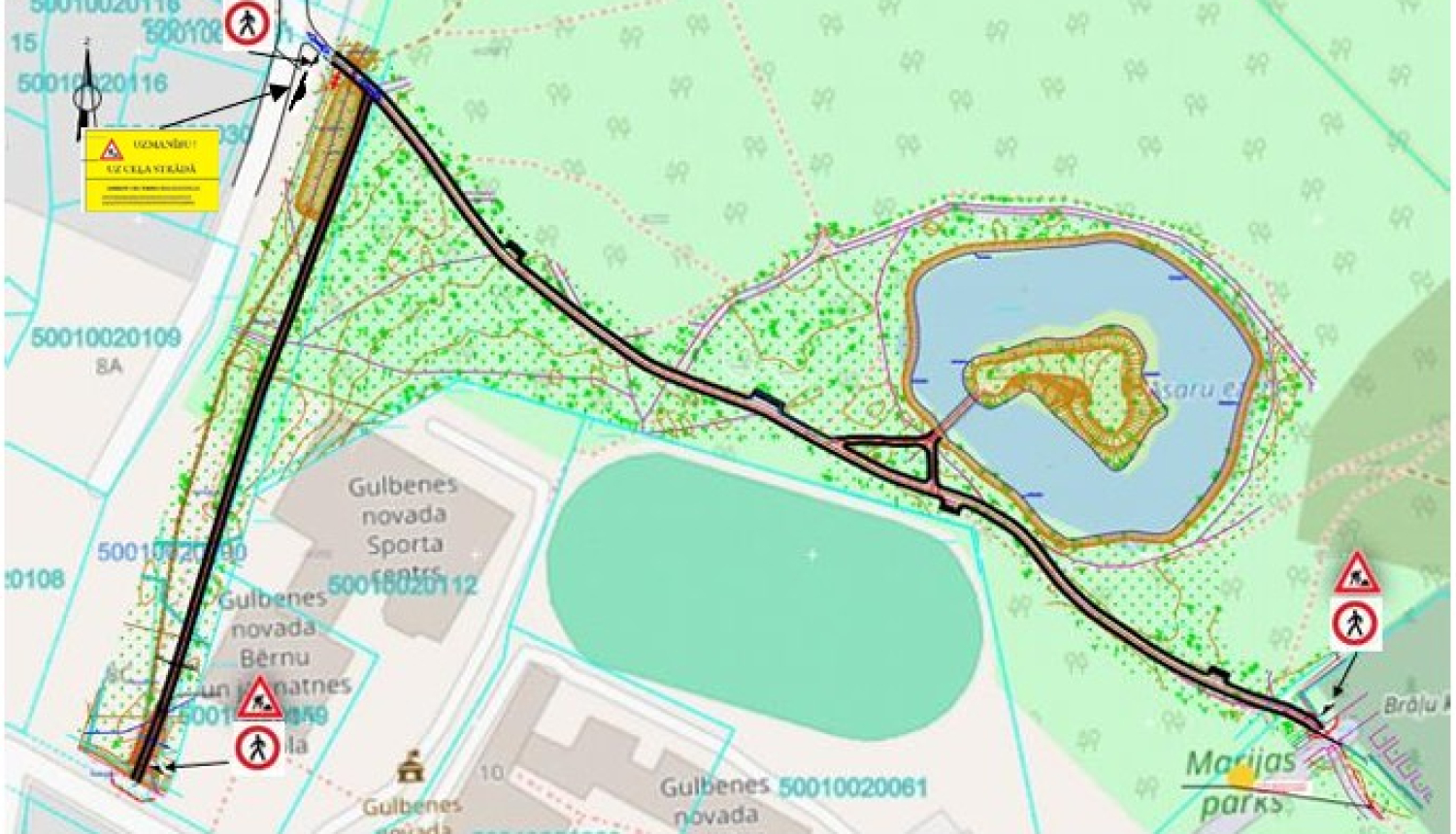 Attēls: Spārītes parka ietves atjaunošana