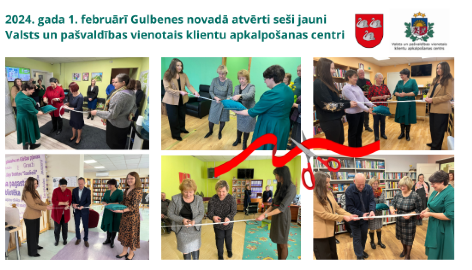 Foto: atveram 6 jaunus KAC Gulbenes novadā