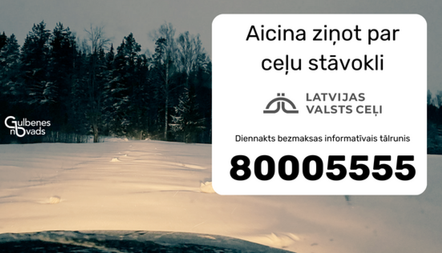 Attēls: apgrūtināti braukšanas apstākļi