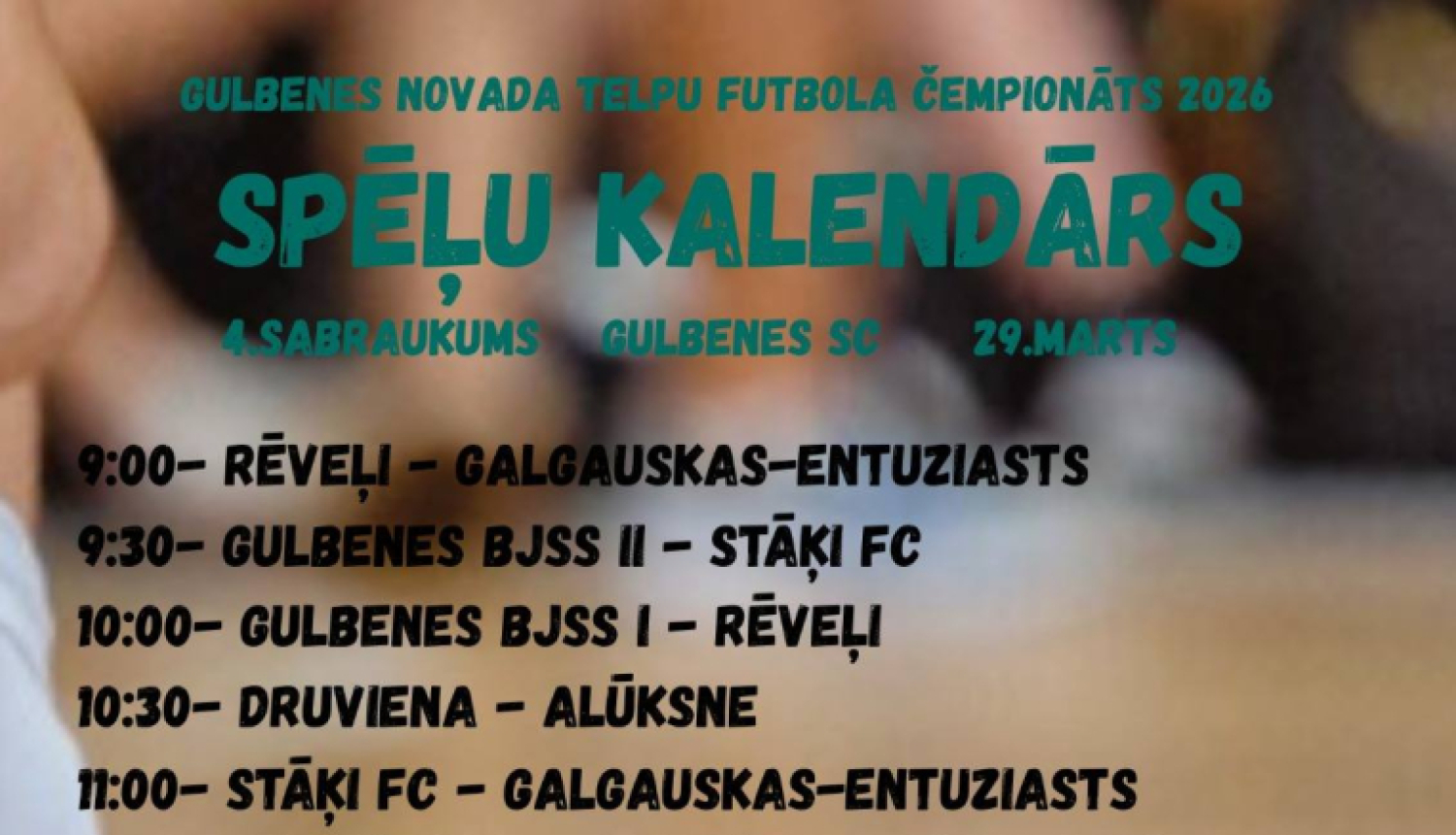 Gulbenes novada atklātais čempionāts telpu futbolā