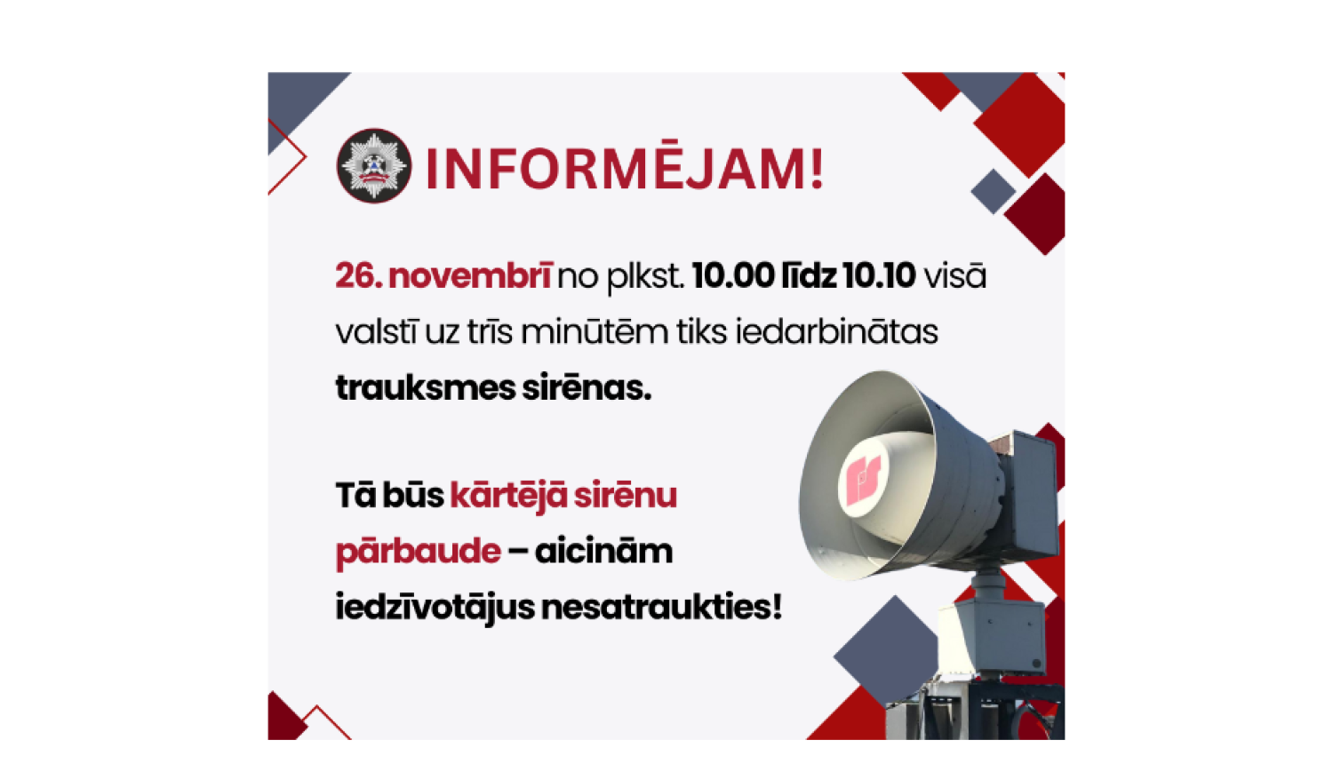 vugd TRAUKSMES SIRĒNAS