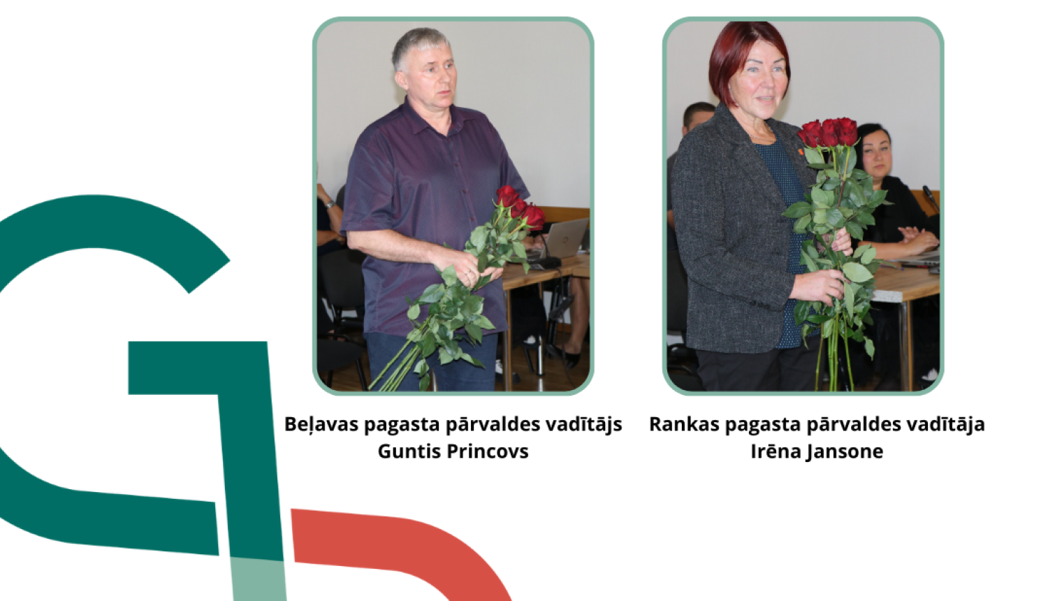 Attēls: Jaunie pagastu pārvalžu pārvaldnieki