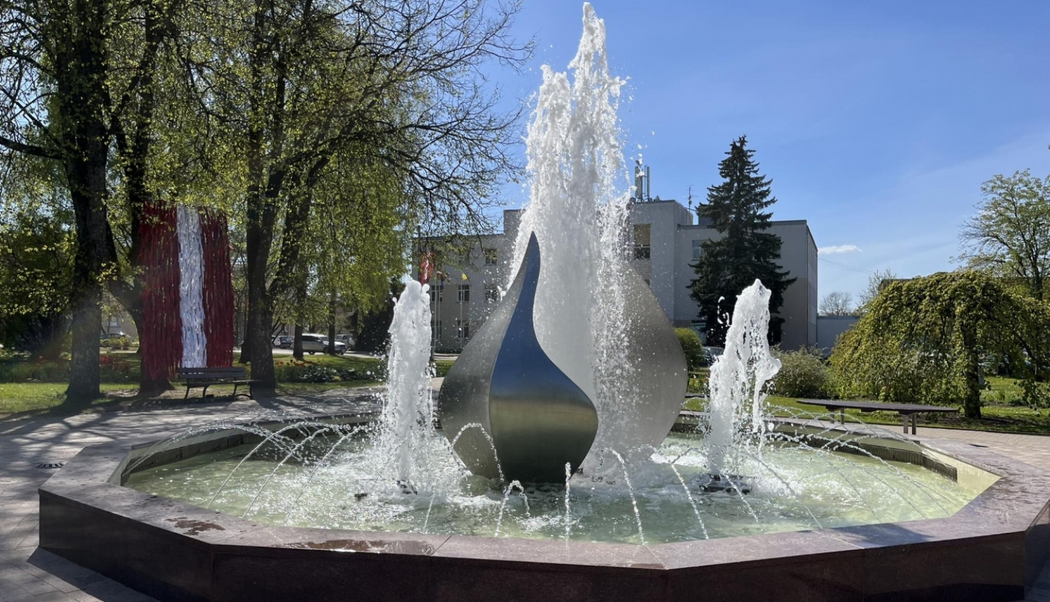 Attēls: strūklakas darbība uz laiku slēgta