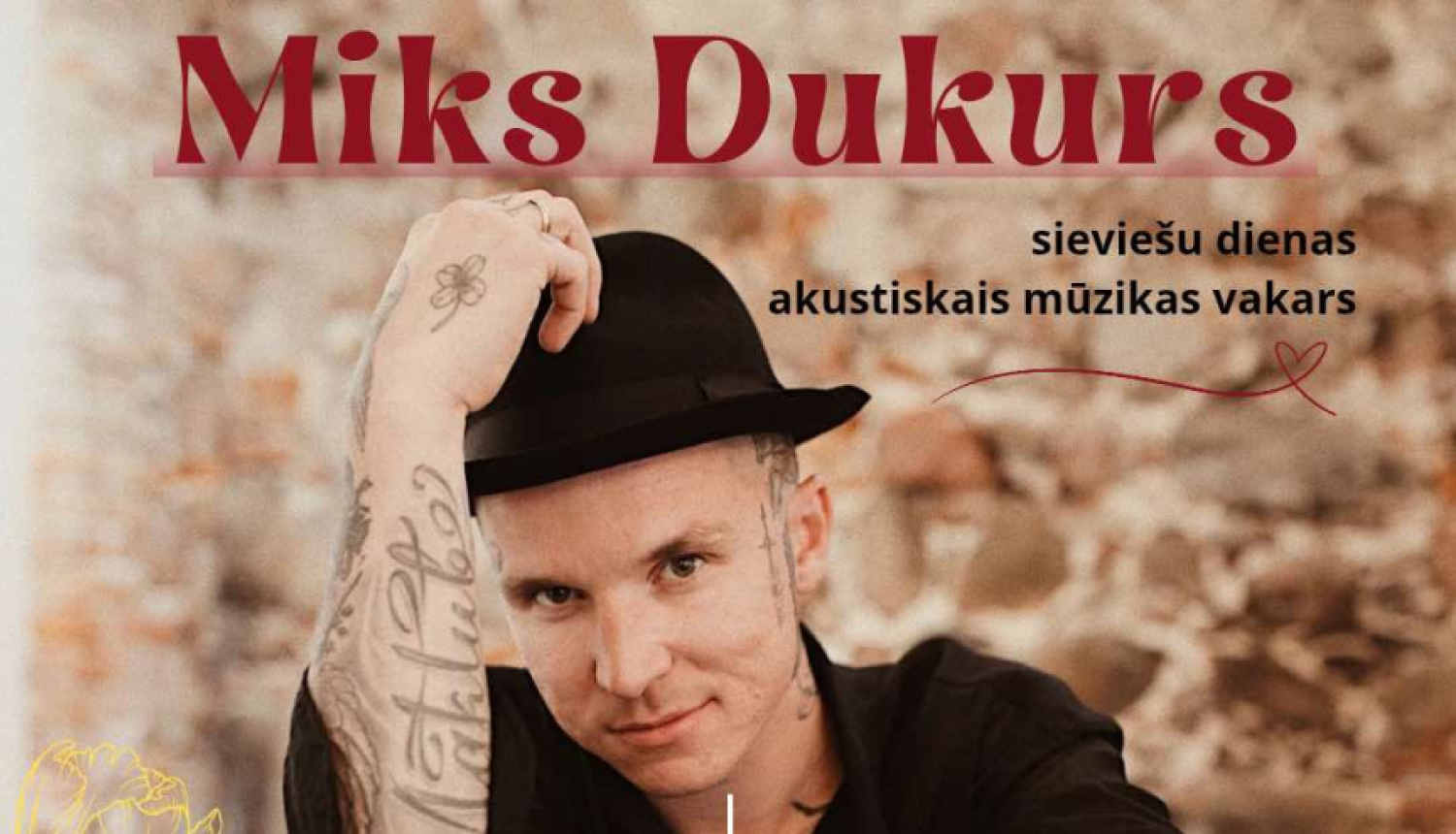 Attēls: Akustiskais mūzikas vakars kopā ar Miku Dukuru