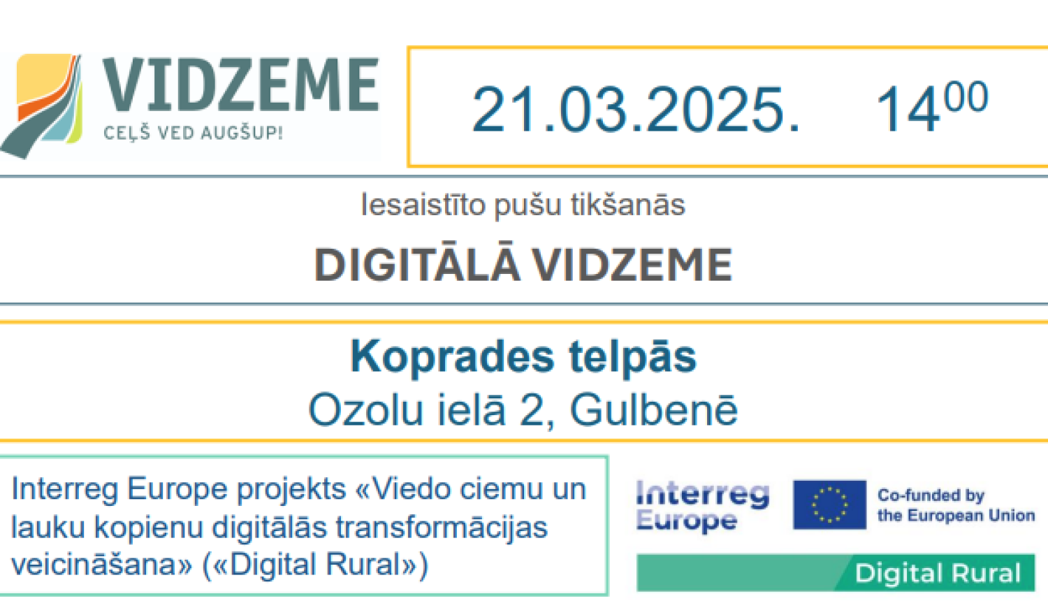 Attēls: par koprades aktivitāti un diskusiju par digitalizācijas attīstību Vidzemē