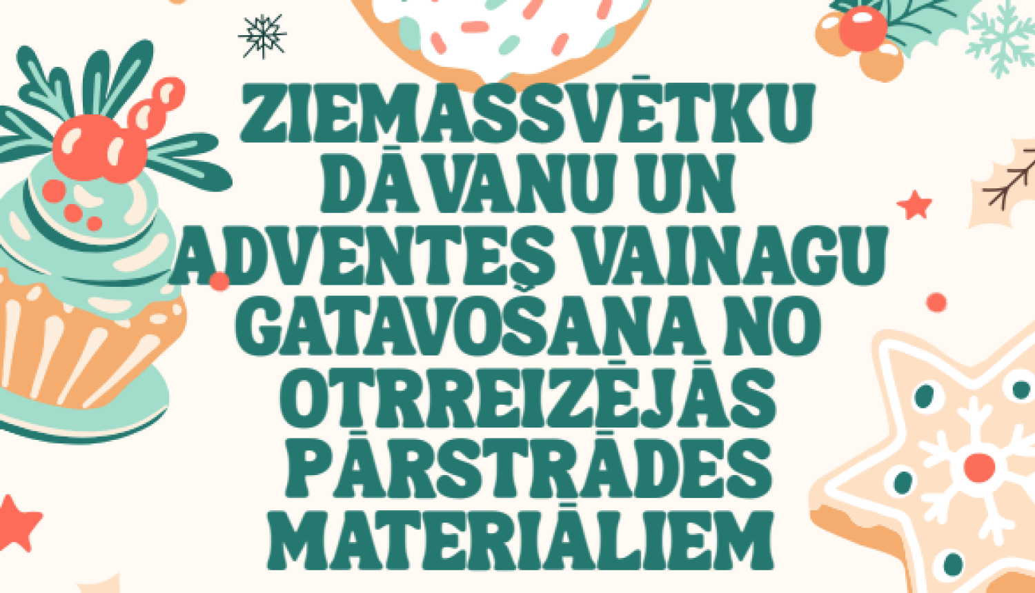 Attēls: meistarklases Ziemassvētkiem