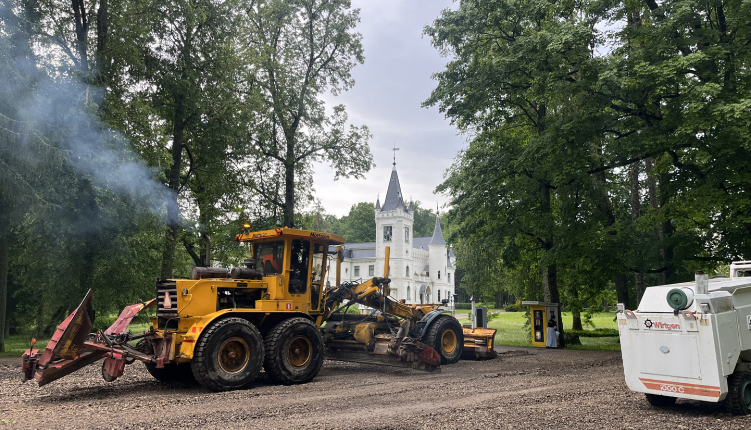 Stāmerienas pilse autostāvvietas laukuma projekts