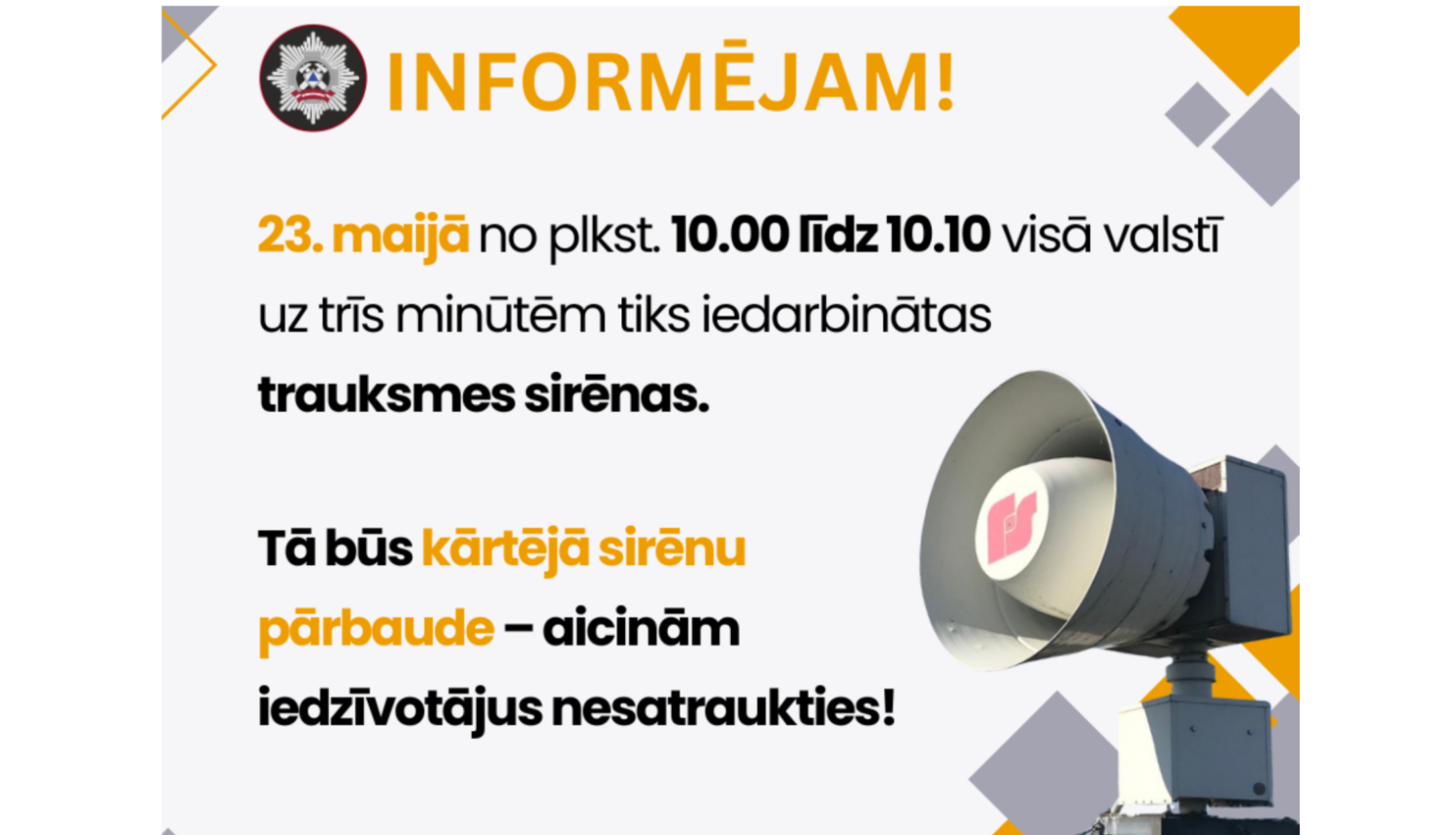 Sirēnas 23.05.