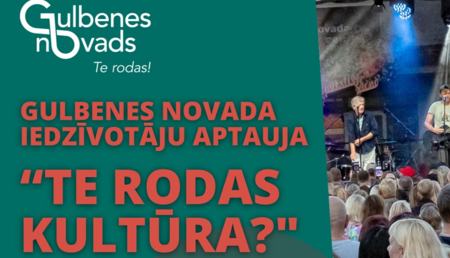 Attēls: Gulbenes novada iedzīvotāju aptauja “Te rodas kultūra?"