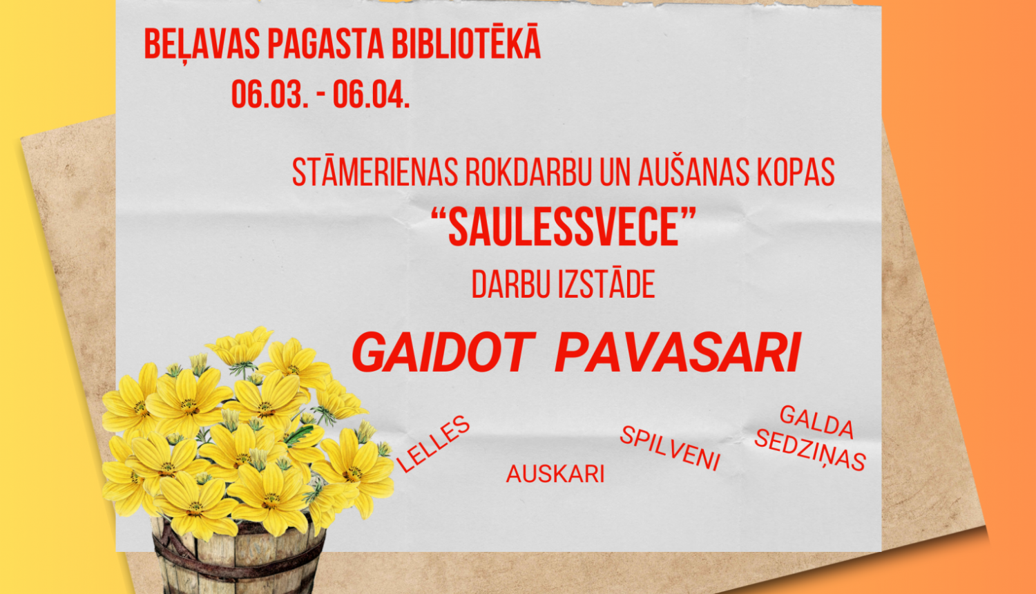 izstāde "saulessvece"