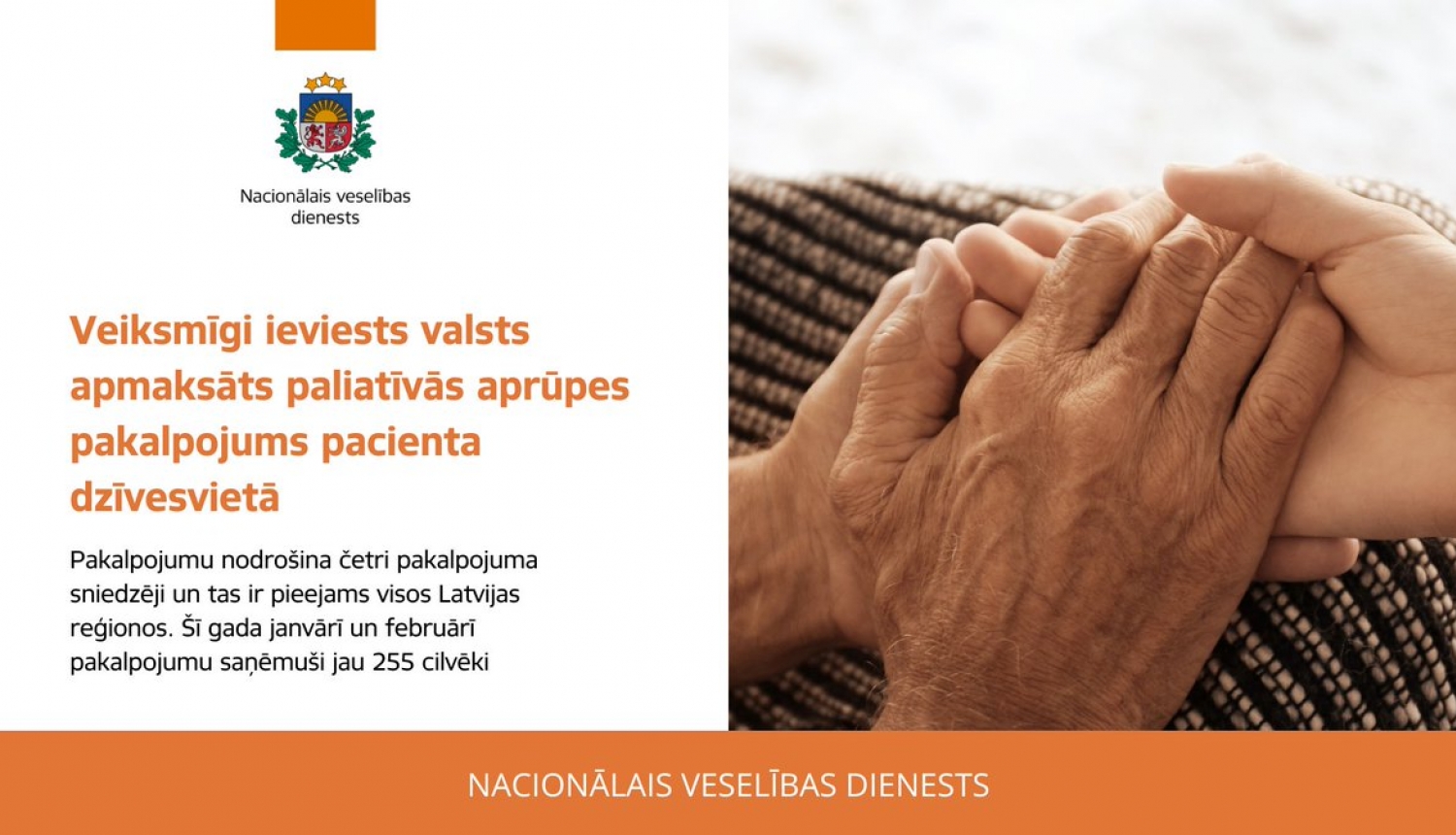 Attēls: paliatīvās aprūpes pakalpojums Latvijā