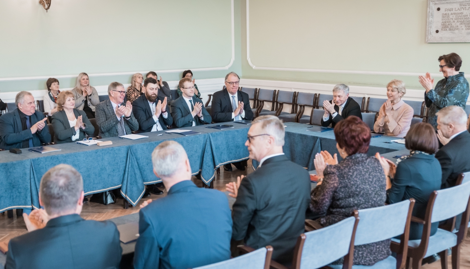 Attēls: IZM un LU sadarbības memorandam izglītības kvalitātes paaugstināšanai pievienojušās vairākums Latvijas pašvaldību