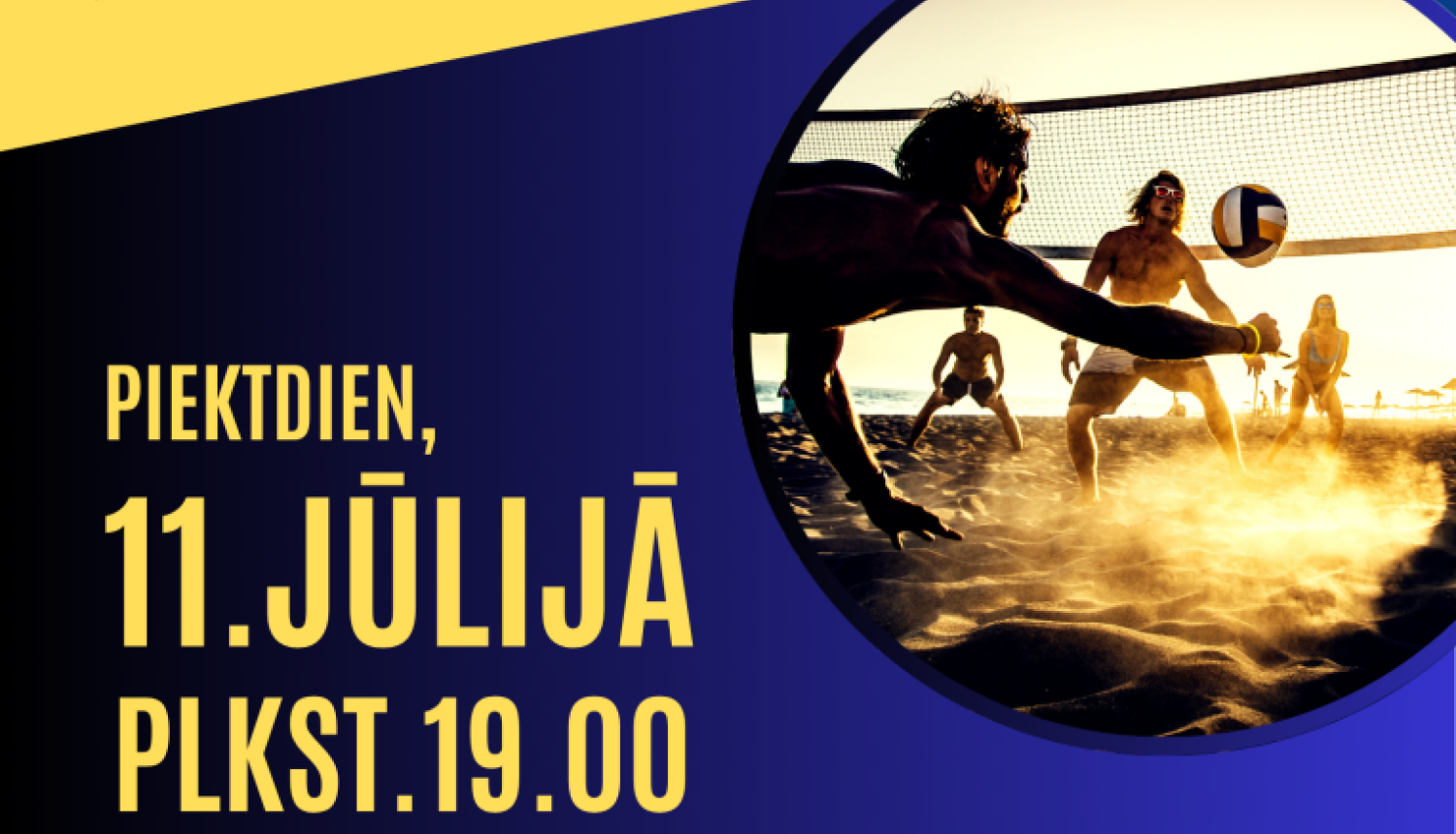 Nakts turnīrs volejbolā