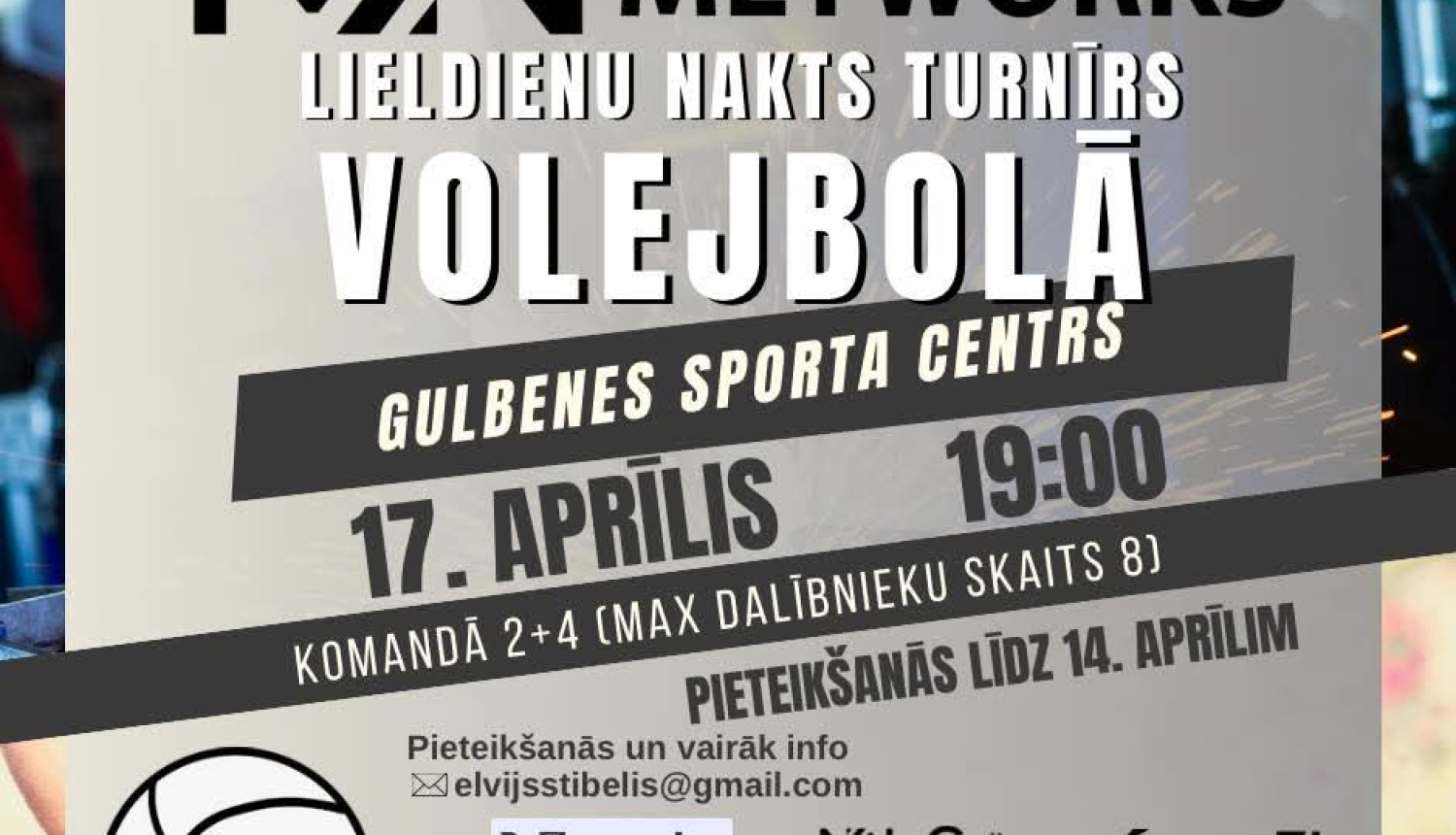 Nakts turnīrs volejbolā