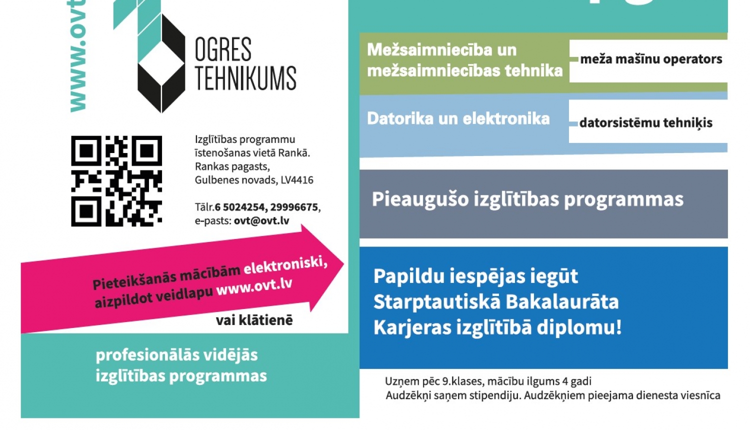 Attēls: Ogres tehnikuma izglītības programmu ītenošanas vietā Rankā sāk uzņemt audzēkņus