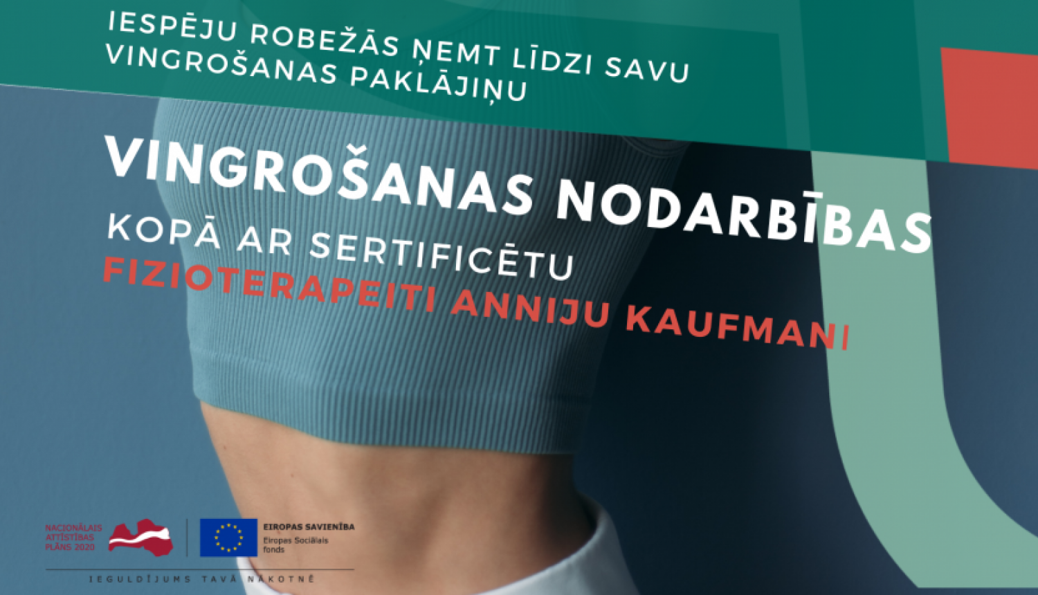 Attēls ar vingrošanas nodarbībām Gulbenes novadā no februāra