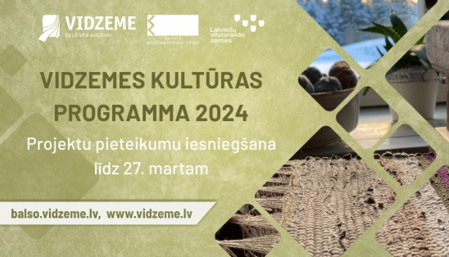 Attēls: Izsludina “Vidzemes kultūras programmas 2024” projektu konkursu